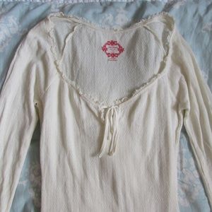 Free people long sleeve shirt